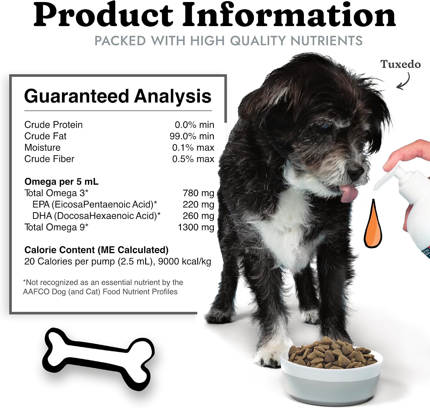 Salmon Oil for Dogs and Cats - Healthy Skin and Coat, Soft Shiny Glossy Coat, Fish Oil Omega 3 EPA DHA, Immune System and Heart Function Support, Normal Shedding, Liquid Supplement for Pets, 946 ml - görsel 6
