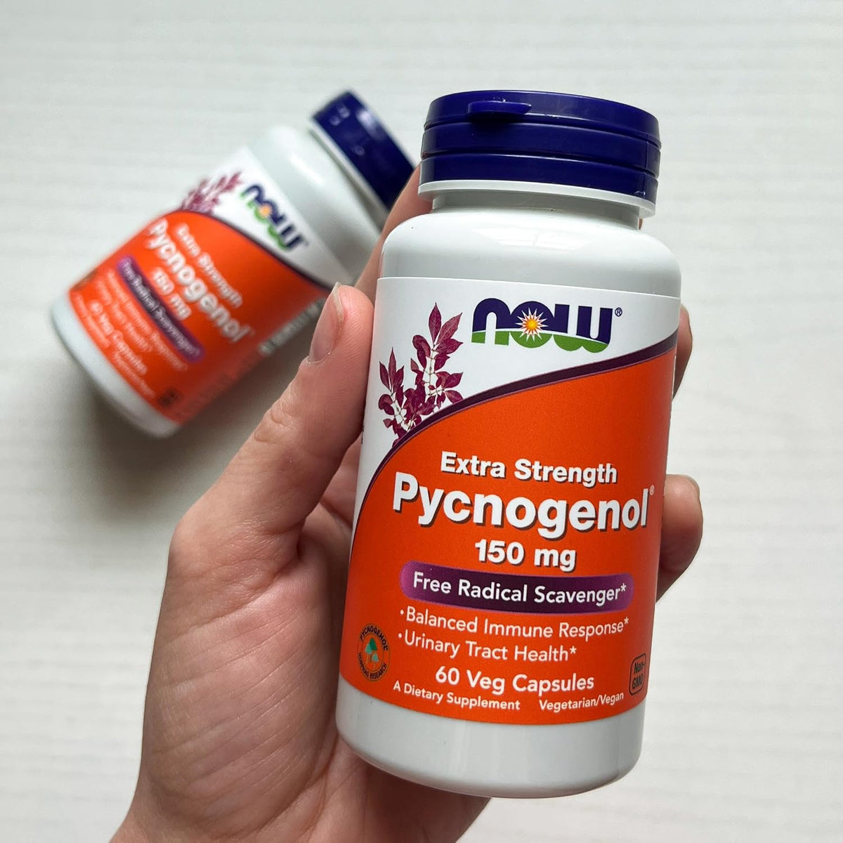 Now Supplements, Extra Strength Pycnogenol® 150mg, 60 Vegan Capsules - görsel 7