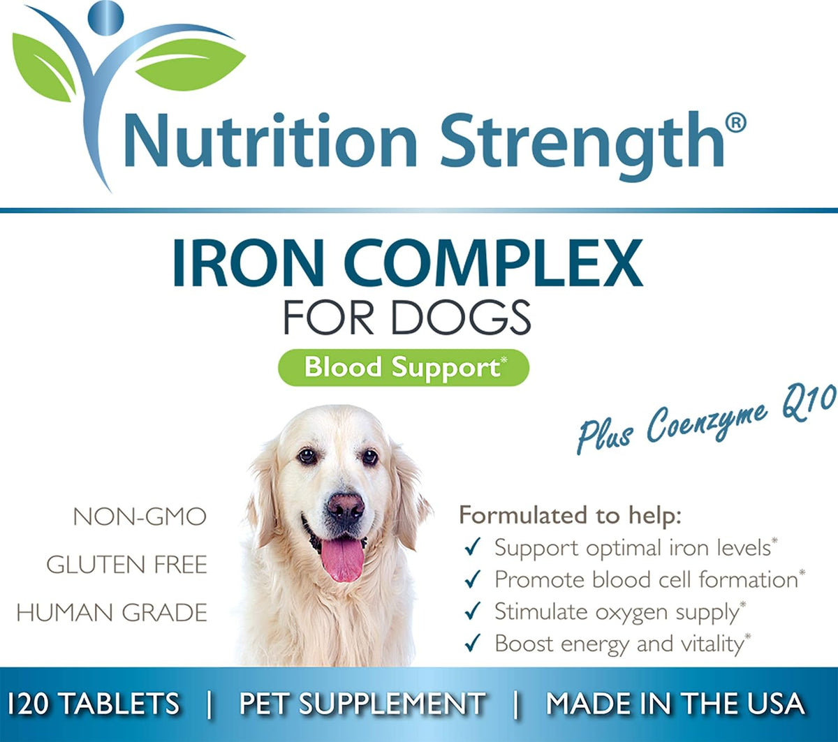 Nutrition Strength Iron for Dogs with Anaemia – Blood Health Support, 120 Chewable Tablets - görsel 6