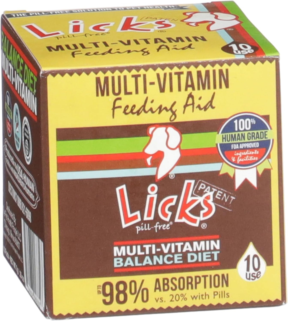Licks Multivitamin for Dogs – Daily Nutritional Support – Pill-Free Gel Sachets (10 Packets) - görsel 1