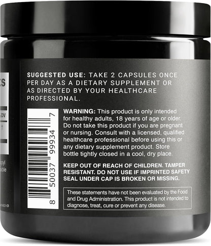 Toniiq NMN Supplement - 1200mg, 98% Purity, Stabilised, 60 Capsules