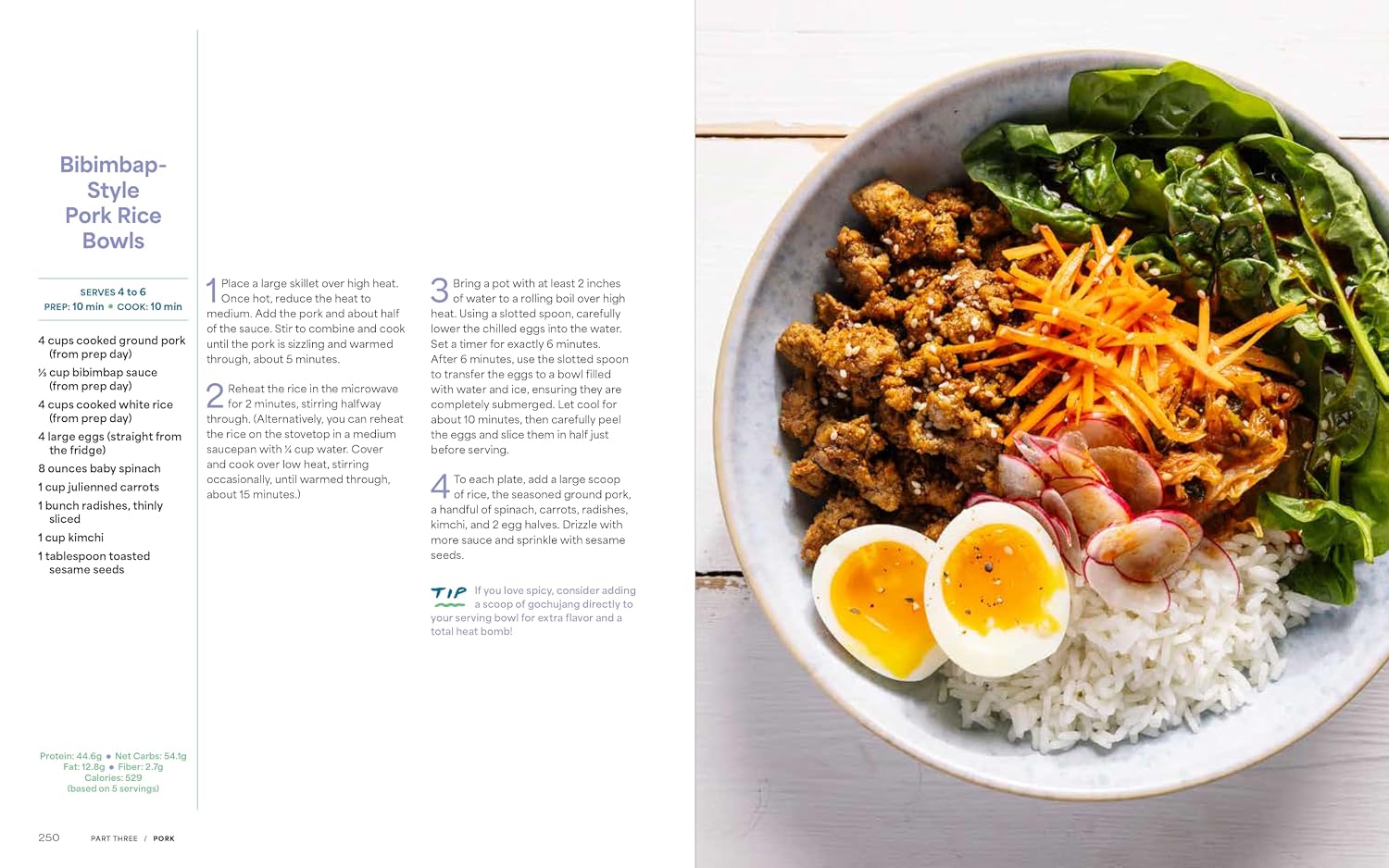 The Protein Meal Prep Plan: 30 Weekly Plans + 180 Recipes to Eat Better, Stress Less, and Save Money (Packed with Fibre and 35g+ Protein Per Serving) - görsel 7
