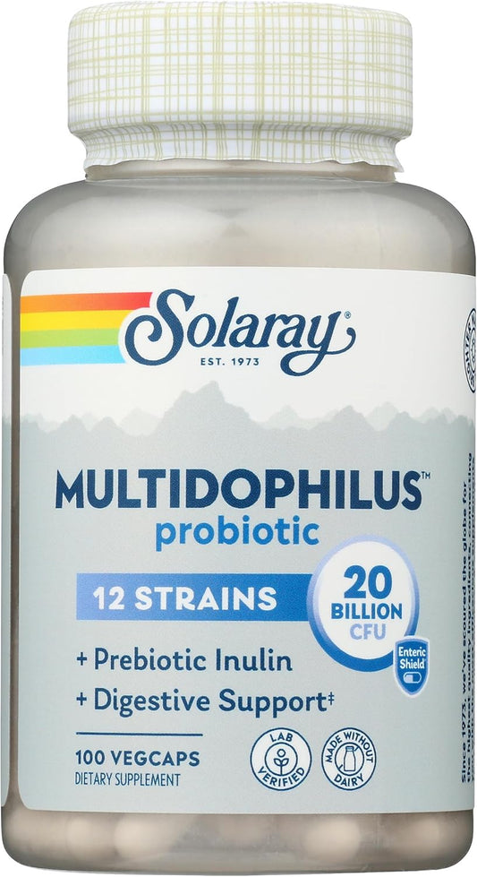 Solaray Multidophilus 12 – 100 Vegetarian Capsules