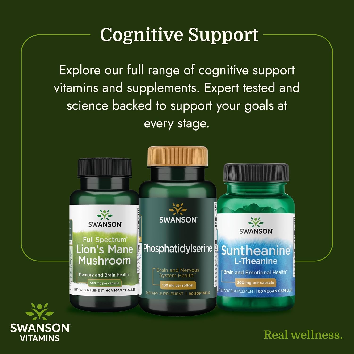 Swanson Phosphatidylserine 100 mg, 90 Softgels - görsel 6
