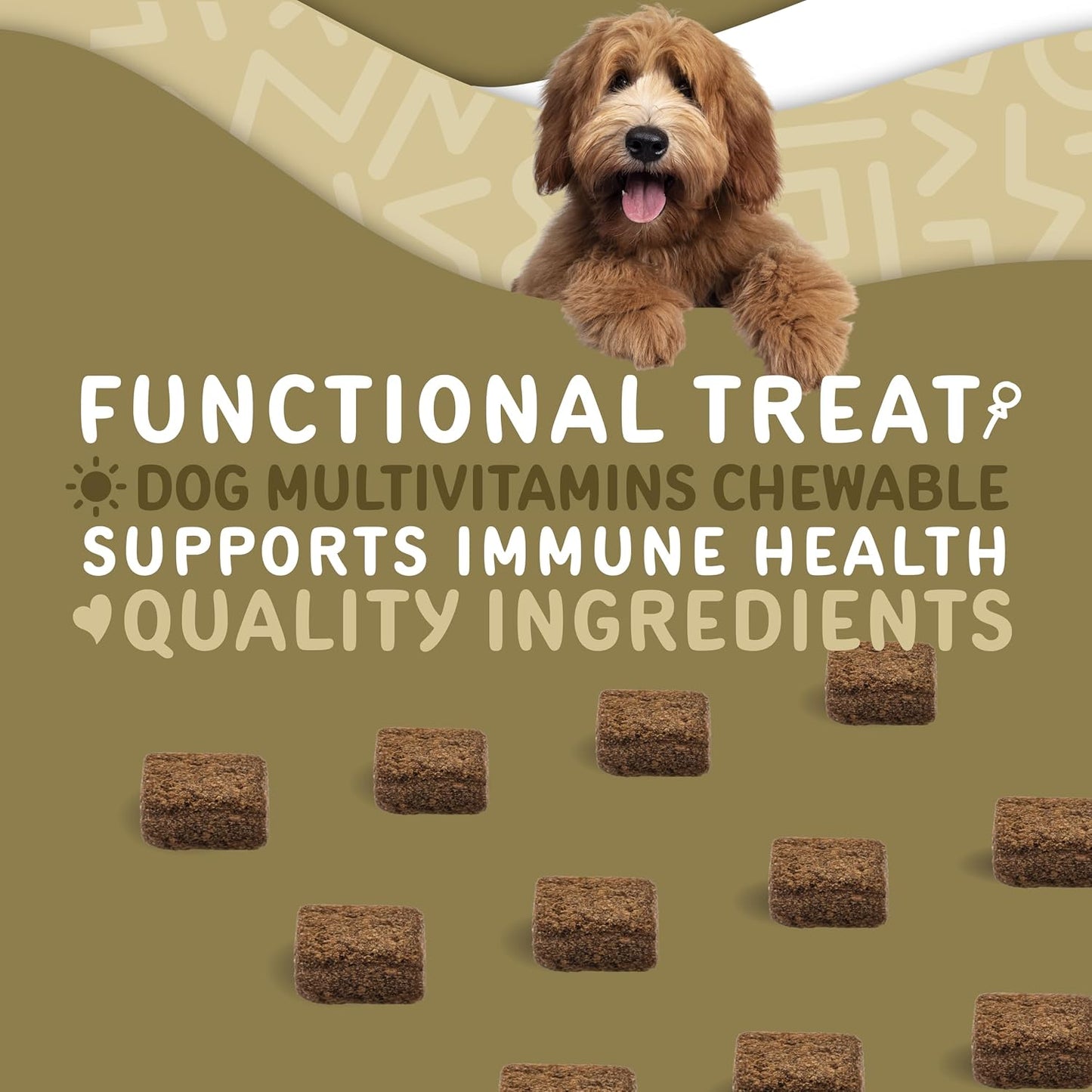 Waggedy Daily Essentials Adult Soft Chews – Dog Multivitamin & Immune Support (120 Chews) - görsel 3