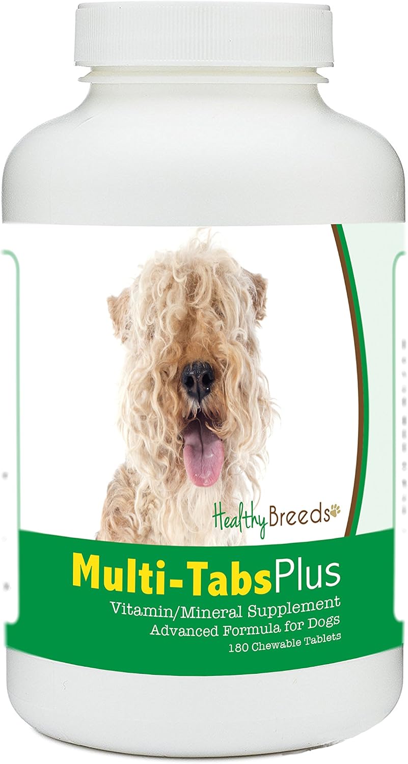 Healthy Breeds Lakeland Terrier Multi-Tabs Plus Chewable Tablets, 180 Count - görsel 1