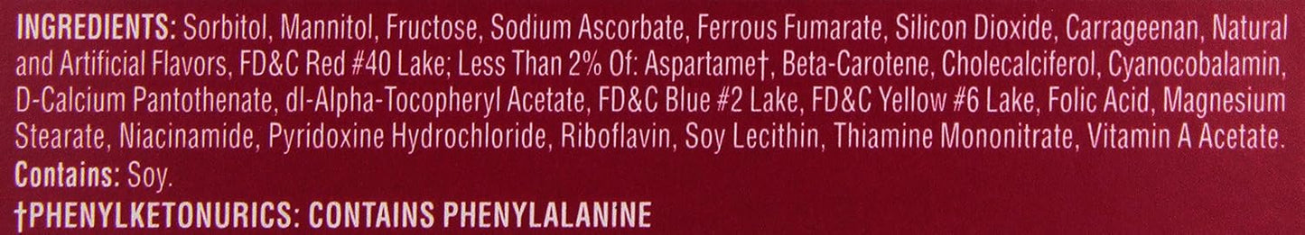 Flintstones Multivitamins with Iron, 60 Chewable Tablets - görsel 6