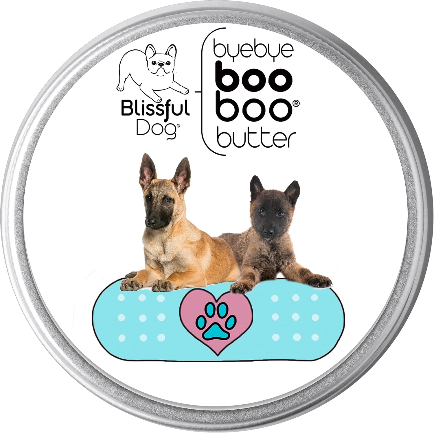 The Blissful Dog 113g Tin Belgian Malinois Booboo Butter - görsel 1