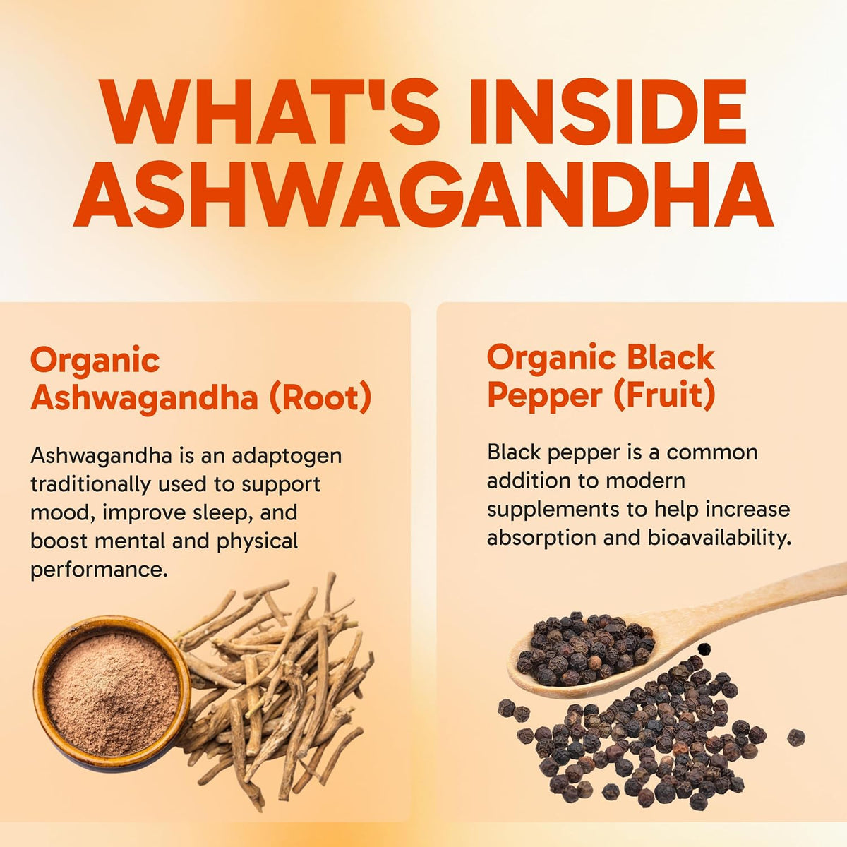 Clinical Effects Ashwagandha with Black Pepper - 60 Capsules - görsel 5