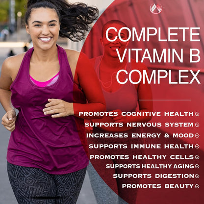Vitamin B12 B-Complex Supplement – Energy Metabolism and Nervous System Support