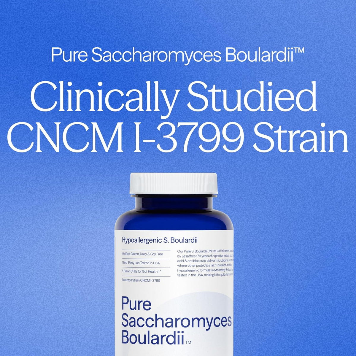 Essential Stacks Saccharomyces Boulardii Probiotics - 5 Billion CFUs for Gut Health (60 Capsules) - görsel 3