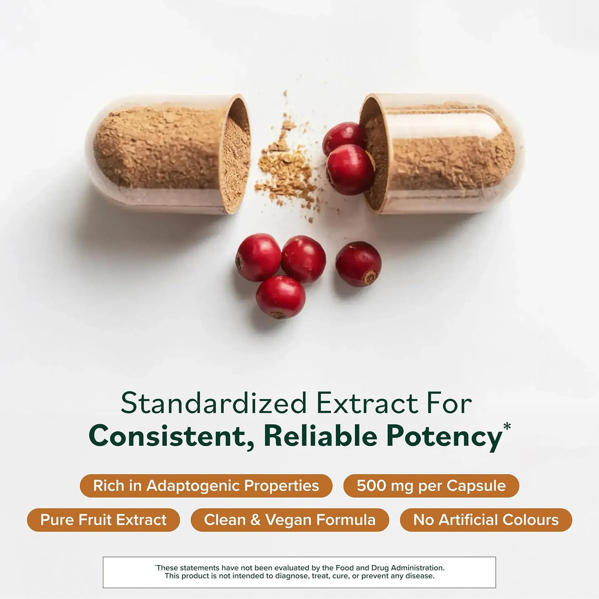 Schisandra - Herbal Food Supplement for Liver Health & Stress Resilience - No Artificial Colours - Non-GM, Vegan & Gluten-Free - 60 Capsules (60 Servings) - görsel 4