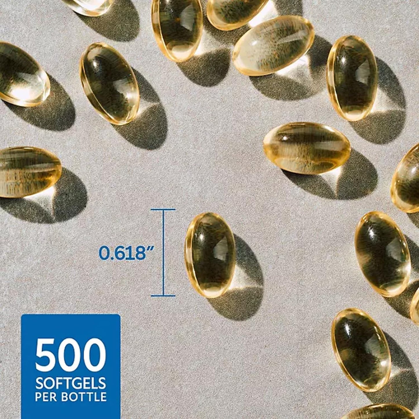 Members Mark Vitamin E 400 IU Soft gel capsules, 180 mg - 500 Count - görsel 4