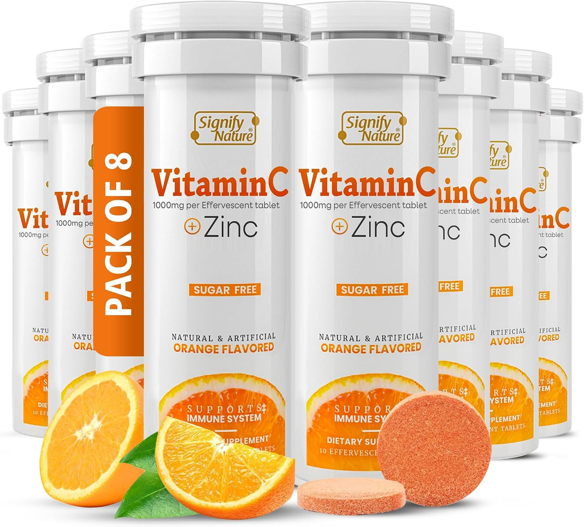 SIGNIFY NATURE Vitamin C 1000mg Effervescent Tablets with Zinc - görsel 8