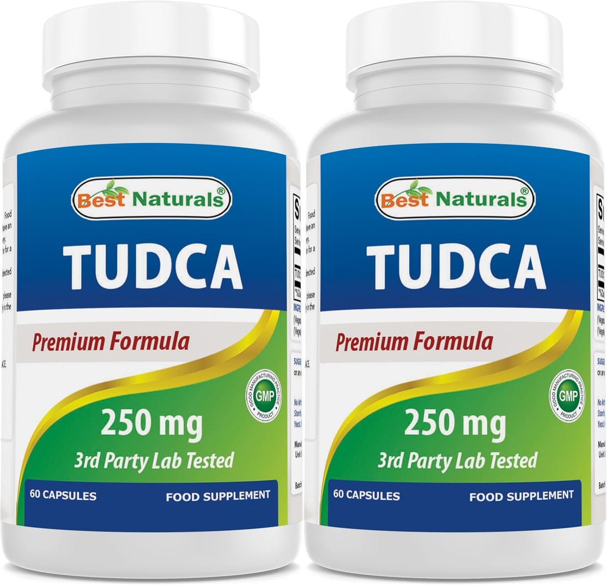 Best Naturals TUDCA 250mg (Tauroursodeoxycholic Acid) - 60 Veg Capsules - görsel 1