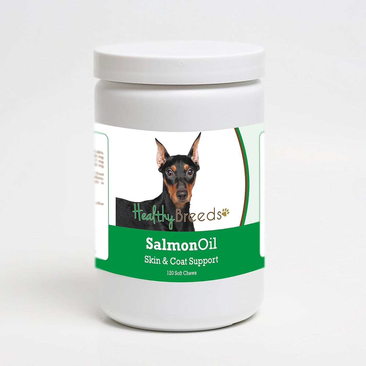 Healthy Breeds German Pinscher Salmon Oil Soft Chews, 120 Chews - görsel 1