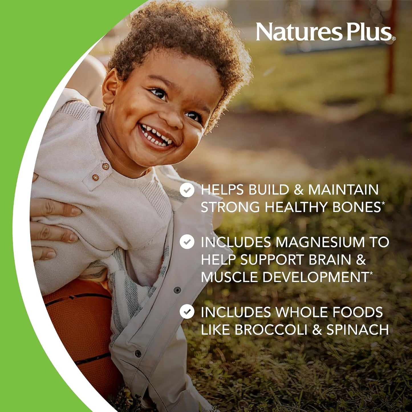 NaturesPlus Animal Parade Sugar-Free Children's Calcium, Vanilla Sundae Flavour - 90 Chewable Tablets (Pack of 2) - görsel 4