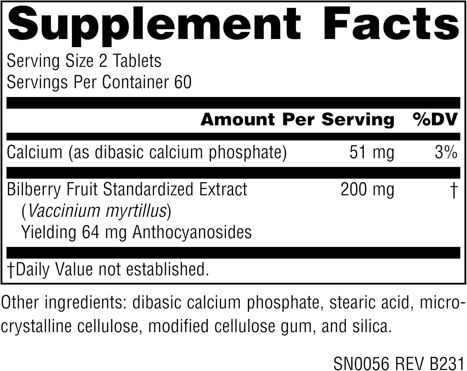Source Naturals Bilberry Extract Standardised Botanical Antioxidant - 100 mg, 120 Tablets - görsel 5