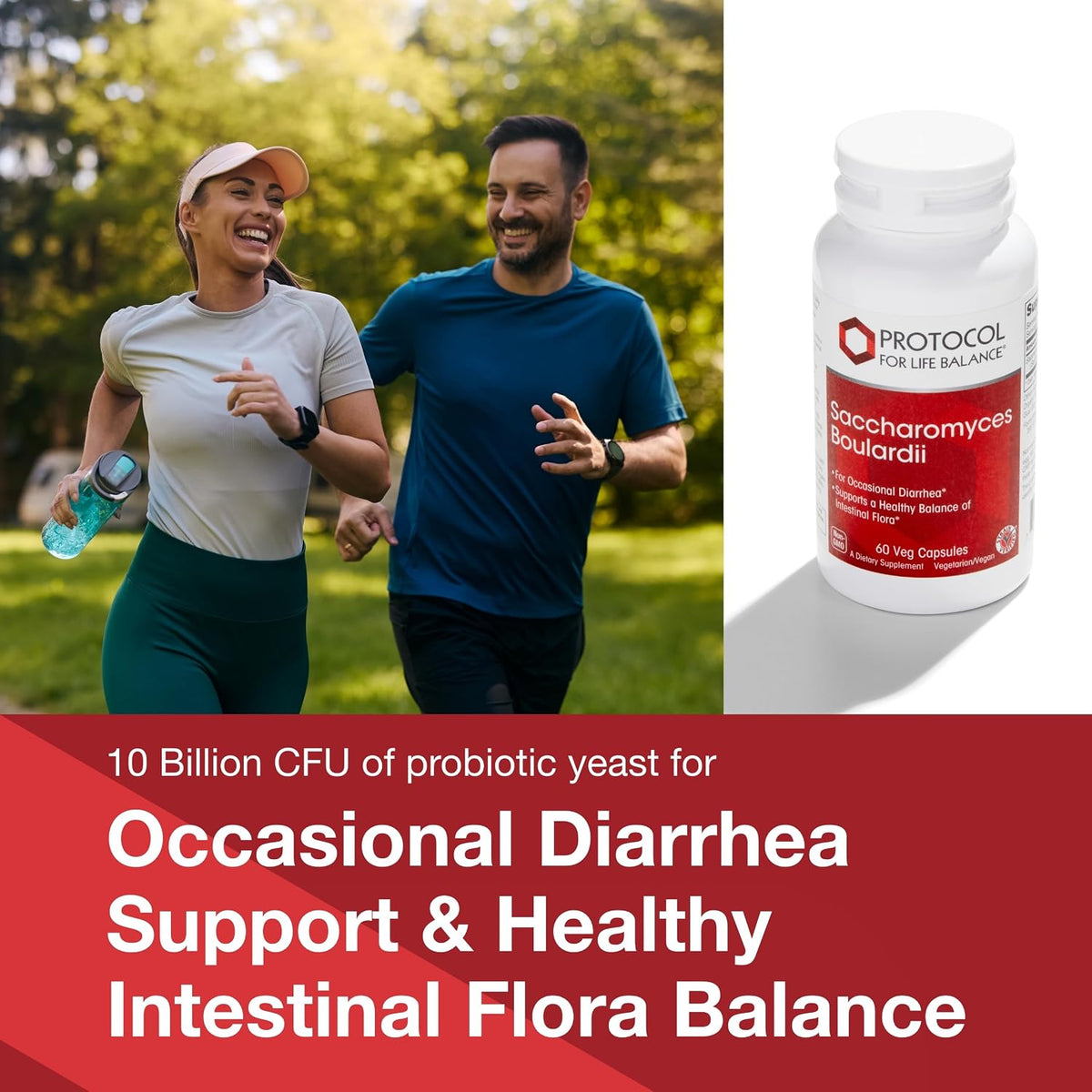 Protocol for Life Balance Saccharomyces Boulardii Probiotic - 10 Billion CFU - 60 Veg Capsules - görsel 3