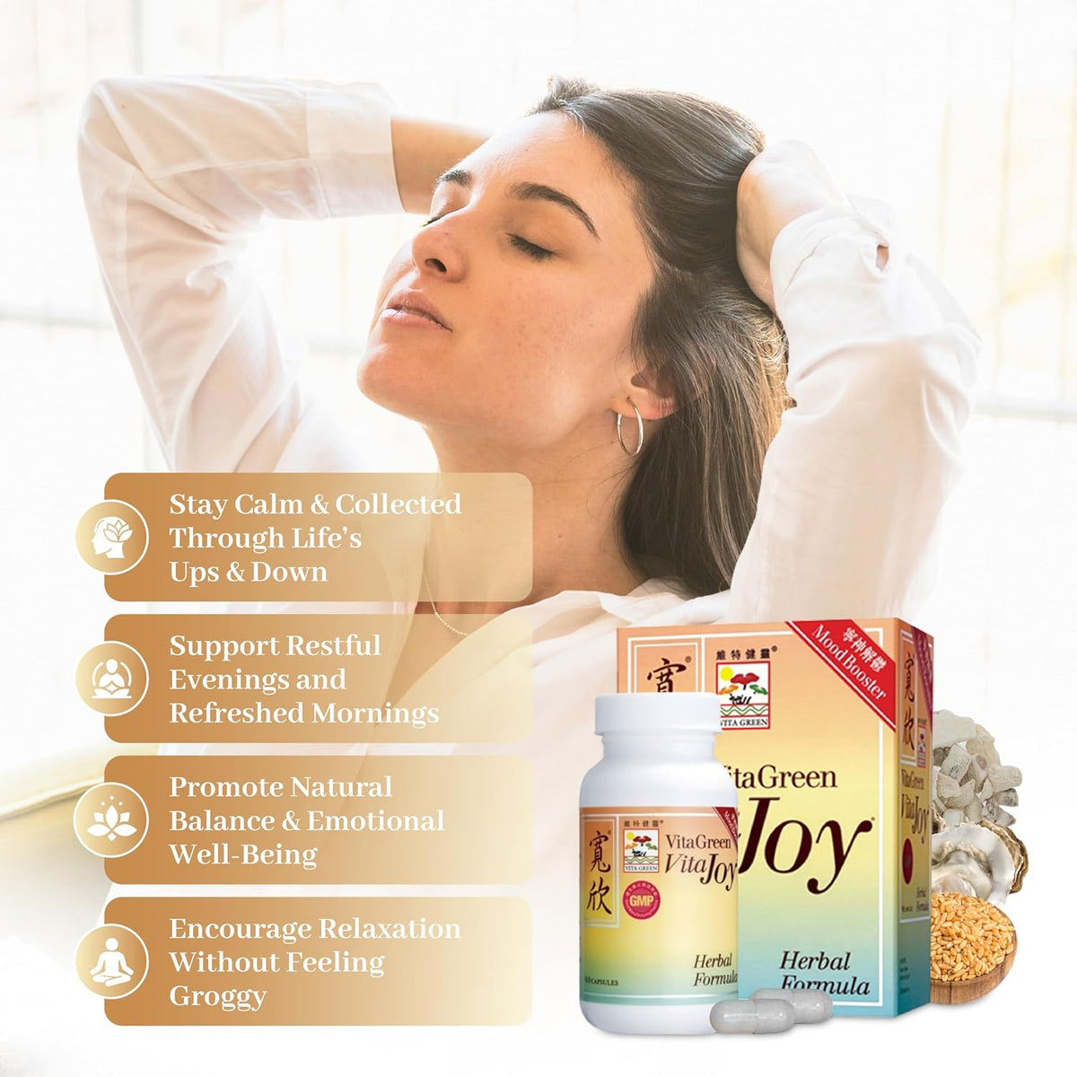 Vita Green Stress Support Supplement – Calm, Balance and Restful Nights - görsel 6