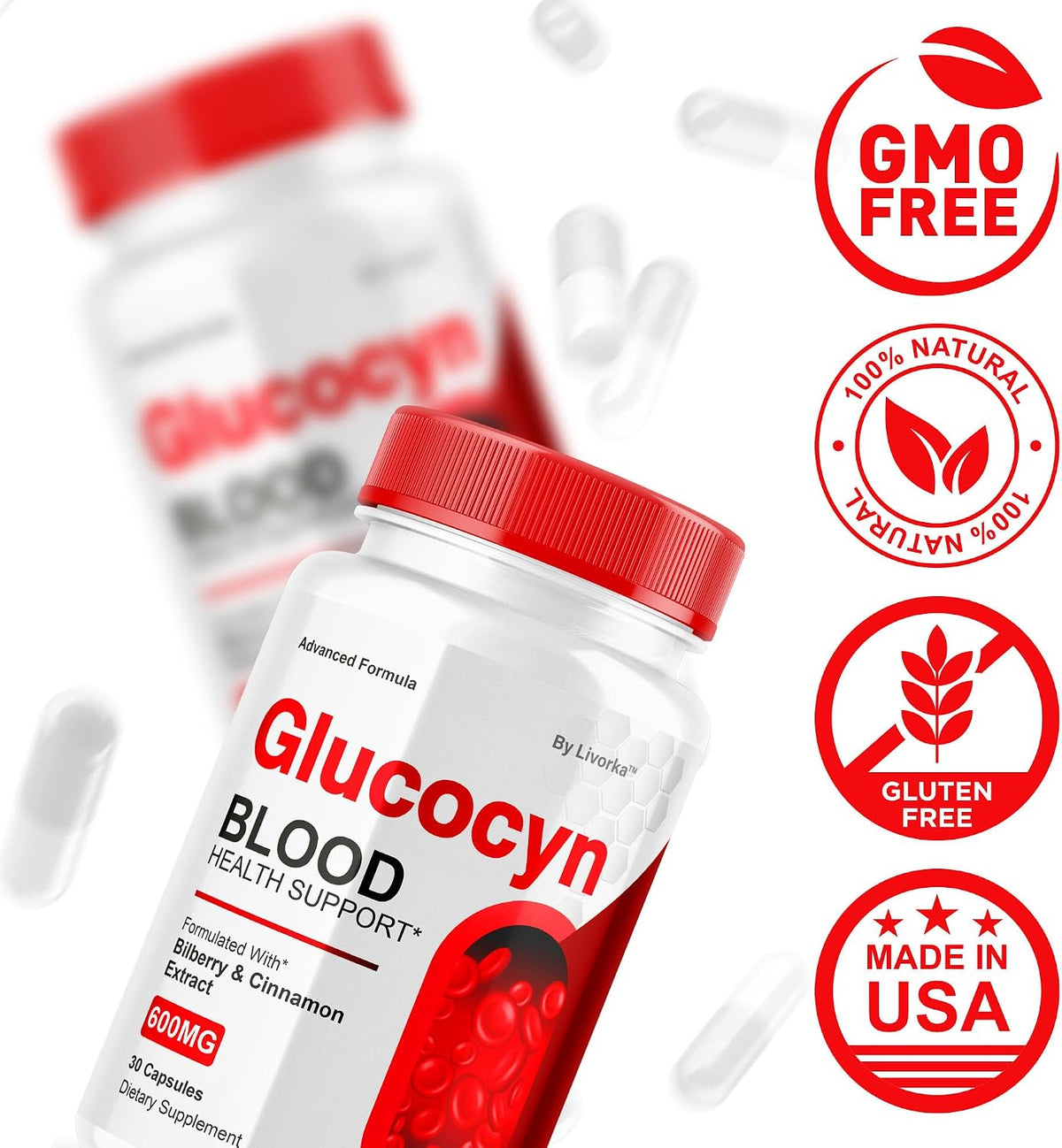 Glucocyn - Glycogen Support Supplement (3-Pack, 90 Capsules) - görsel 4