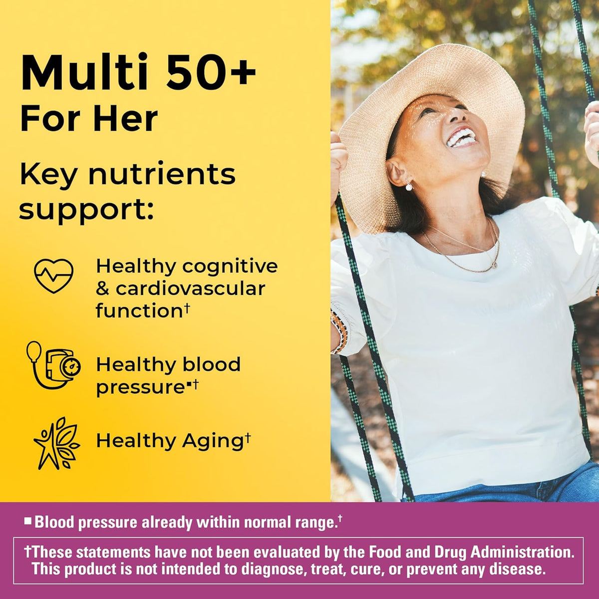 Nature Made Multivitamin for Women Over 50, No Iron, 90 Tablets - görsel 2