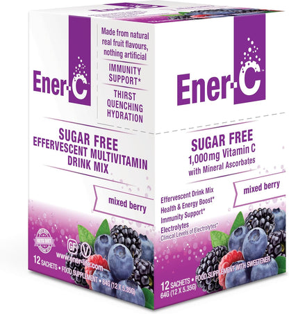 Ener-C Sugar Free Multivitamin Drink Mix - Mixed Berry, 30 Count