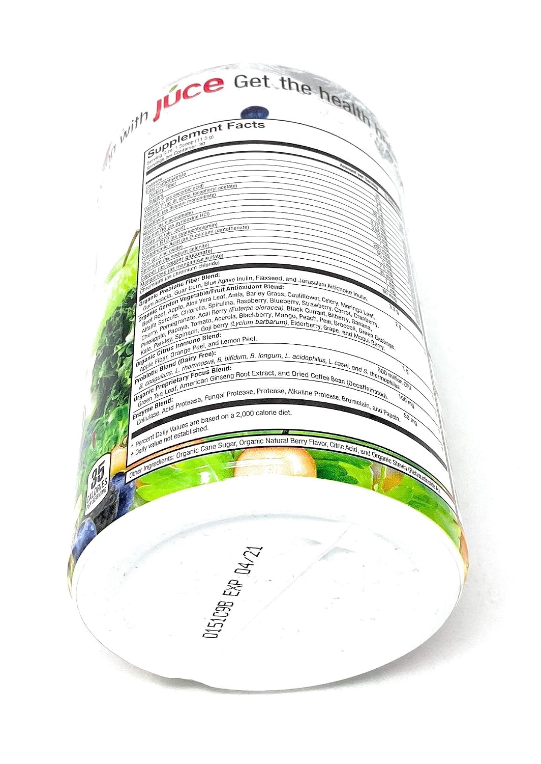 Terra Kai Organics Juce Super Fruit and Veggie Blend Drink, 346 g - Garden Berry - görsel 5