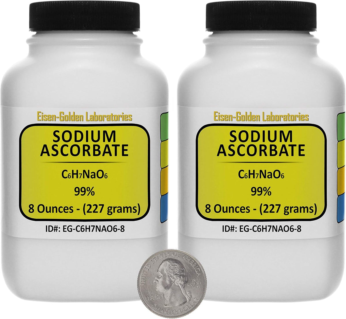 Sodium Ascorbate [C6H7NaO6] 99% USP Food Grade Powder 113 g in a Bottle - görsel 8