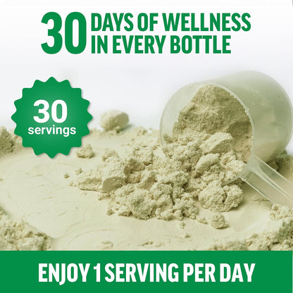 Force Factor Smarter Greens Daily Wellness Powder 2-Pack, Unflavoured, 60 Servings