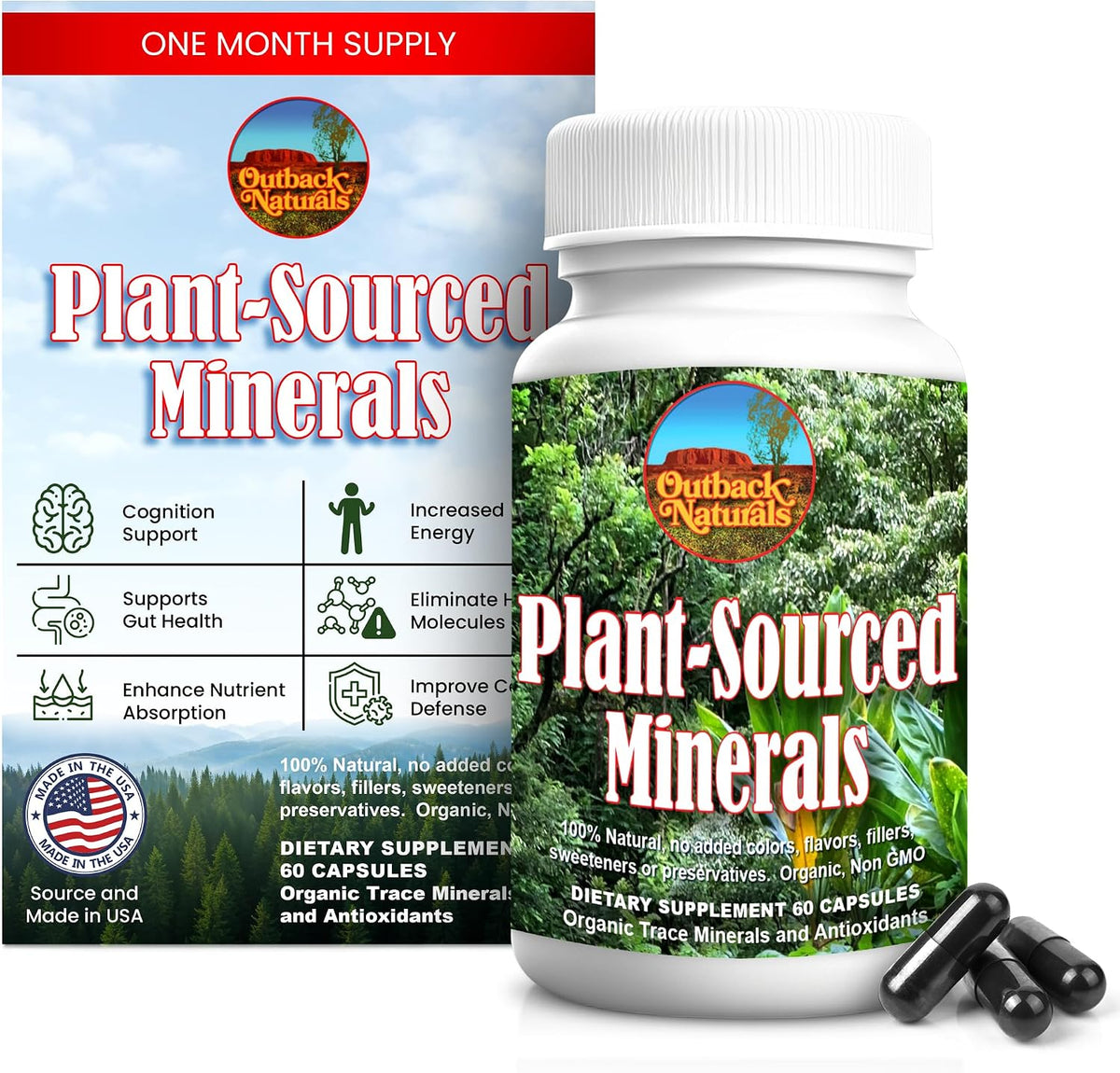 Plant-Sourced Minerals – 60 Capsules - görsel 1