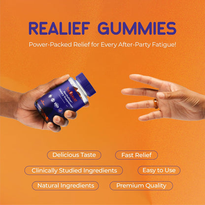60 Count Post Party Gummies – DHM, Milk Thistle & Electrolytes – Wellness Support – Strawberry Flavour