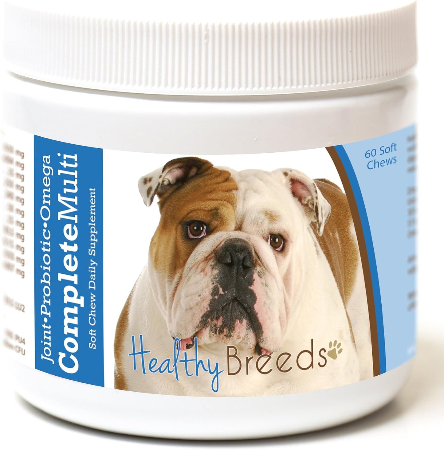 Healthy Breeds Bulldog All-in-One Multivitamin Soft Chews 60 Count - görsel 1