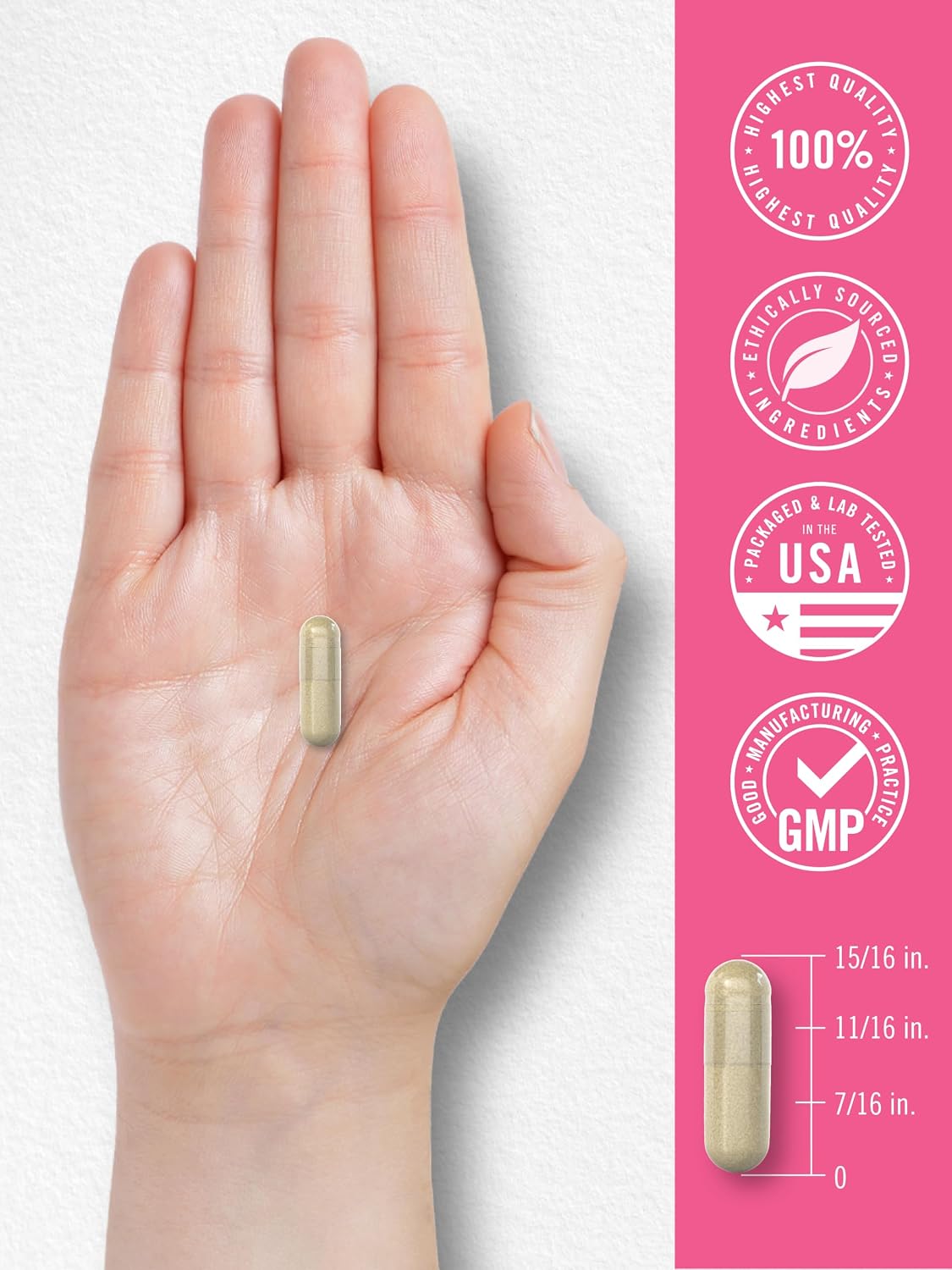 Carlyle Maca Root Capsules for Women | 150 Capsules | Non-GM, Gluten-free Supplement | For Her - görsel 7