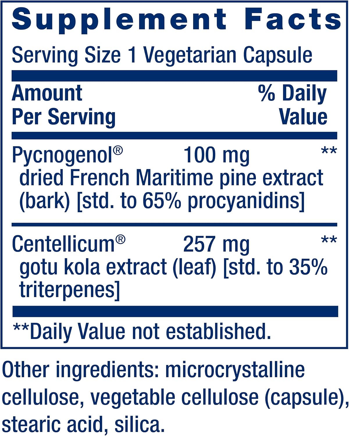 Life Extension Arterial Protect – Blood Pressure & Heart Health Support with Gotu Kola and Pycnogenol, 30 Capsules - görsel 3