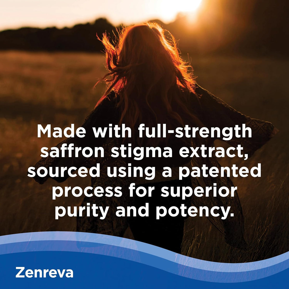 CalmCo Zenreva - Pure Saffron Extract - Non-GMO Vegan Capsules - 30 Count - görsel 3
