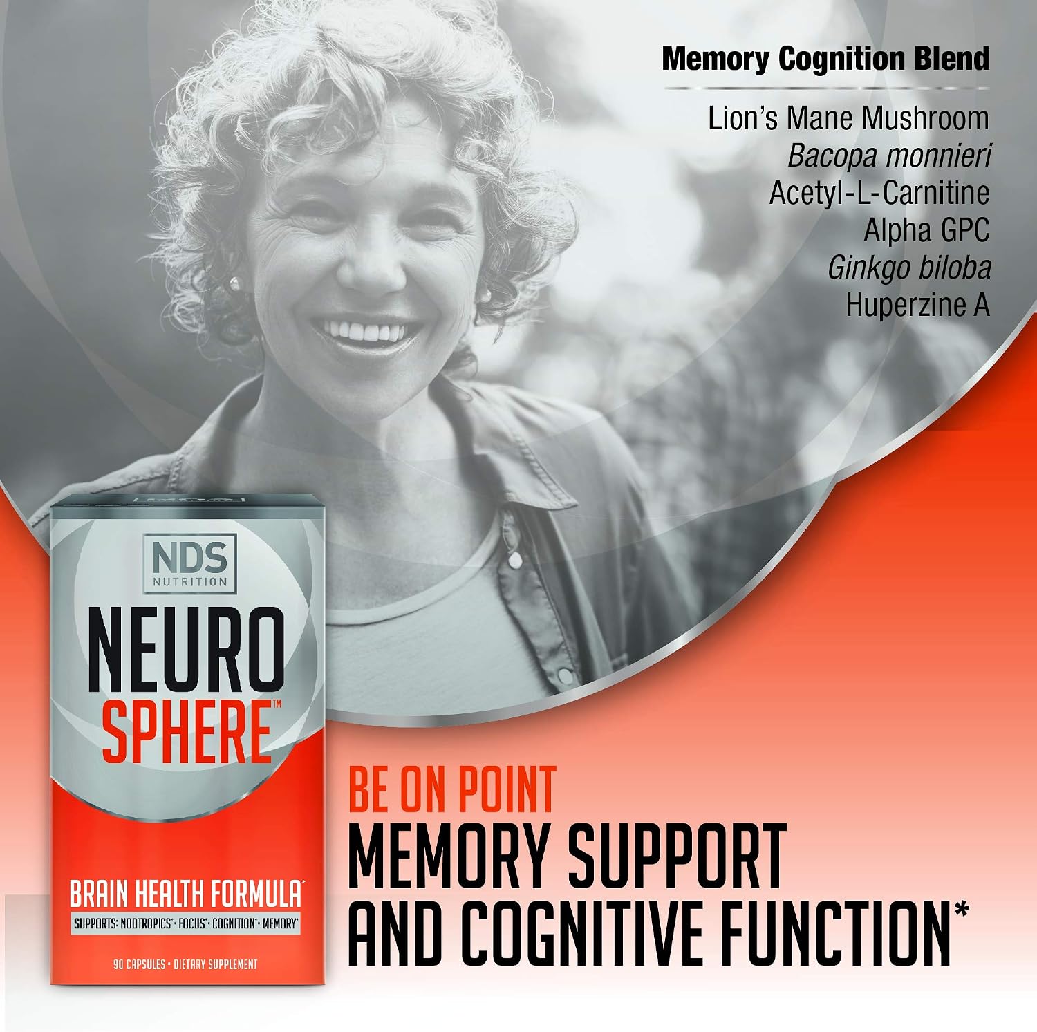 FitLife Brands Nutrition Neuro Sphere - Brain Health Formula - Nootropic, Focus and Energy Support - 90 Capsules - görsel 5