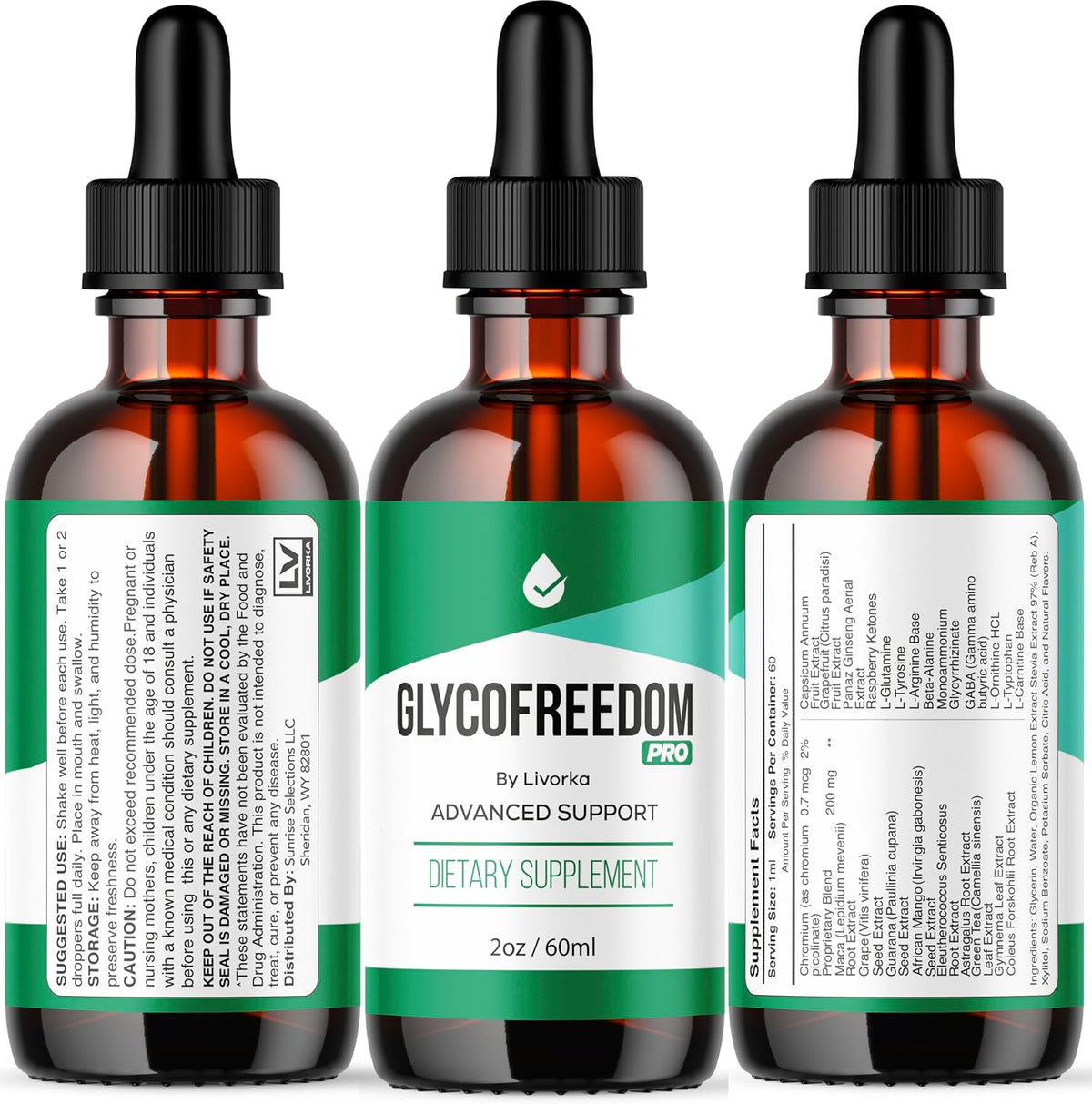GlycoFreedom Drops – Advanced Formula Liquid Supplement, 5 Bottles - görsel 9