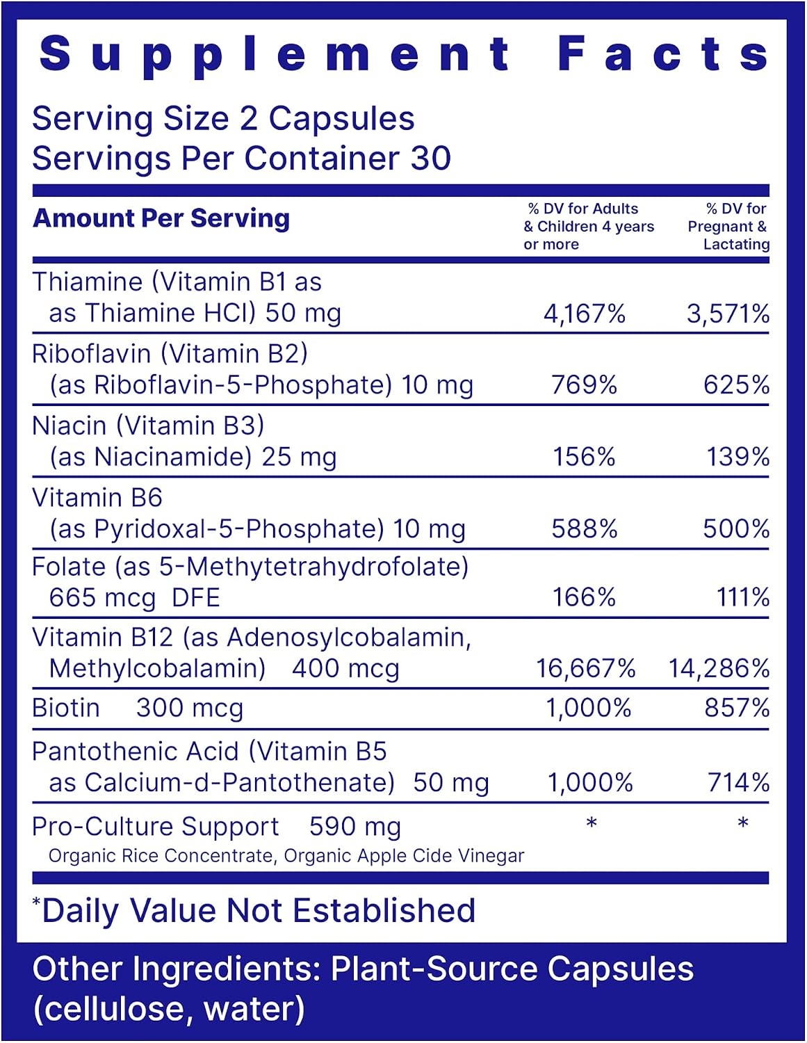 Quantum Nutrition Labs Max Energy Bs - Methylated Vitamin B Complex with B1, B6, B12, Folate, Biotin - 60 Vegetarian Capsules - görsel 2