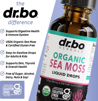 Irish Sea Moss Liquid Drops – Organic, – Easy to Take: Just a few drops under the tongue or in water. No – Image 4