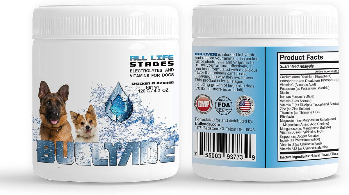 Bullyade Natural Dog Supplement with 18 Vitamins & Minerals - Chicken Flavour - görsel 1