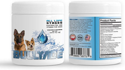 Bullyade Natural Dog Supplement with 18 Vitamins & Minerals - Chicken Flavour