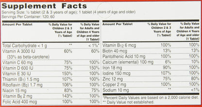 Flintstones Complete Children's Chewable Supplement, 60 Chewable Tablets