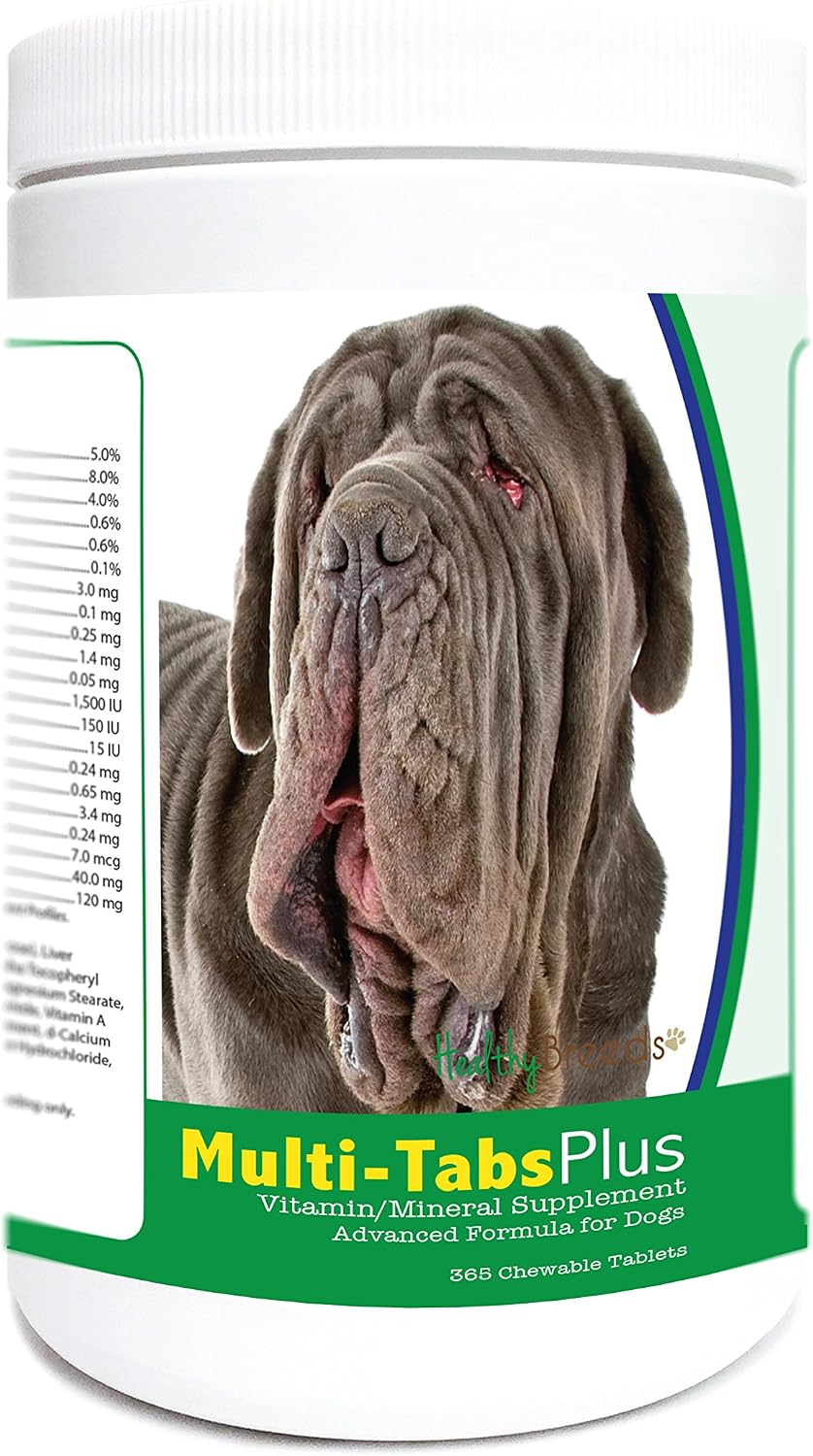 Healthy Breeds Neapolitan Mastiff Multi-Tabs Plus Chewable Tablets 365 Count - görsel 1