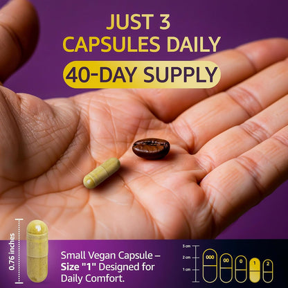 Sea Moss Capsules – 17-in-1 Blend with Black Seed Oil, Ashwagandha, Bladderwrack, Burdock Root, Turmeric, Vitamin D3 K2 C for Daily Health – Multimineral Supplement for Men & Women – 120 Capsules
