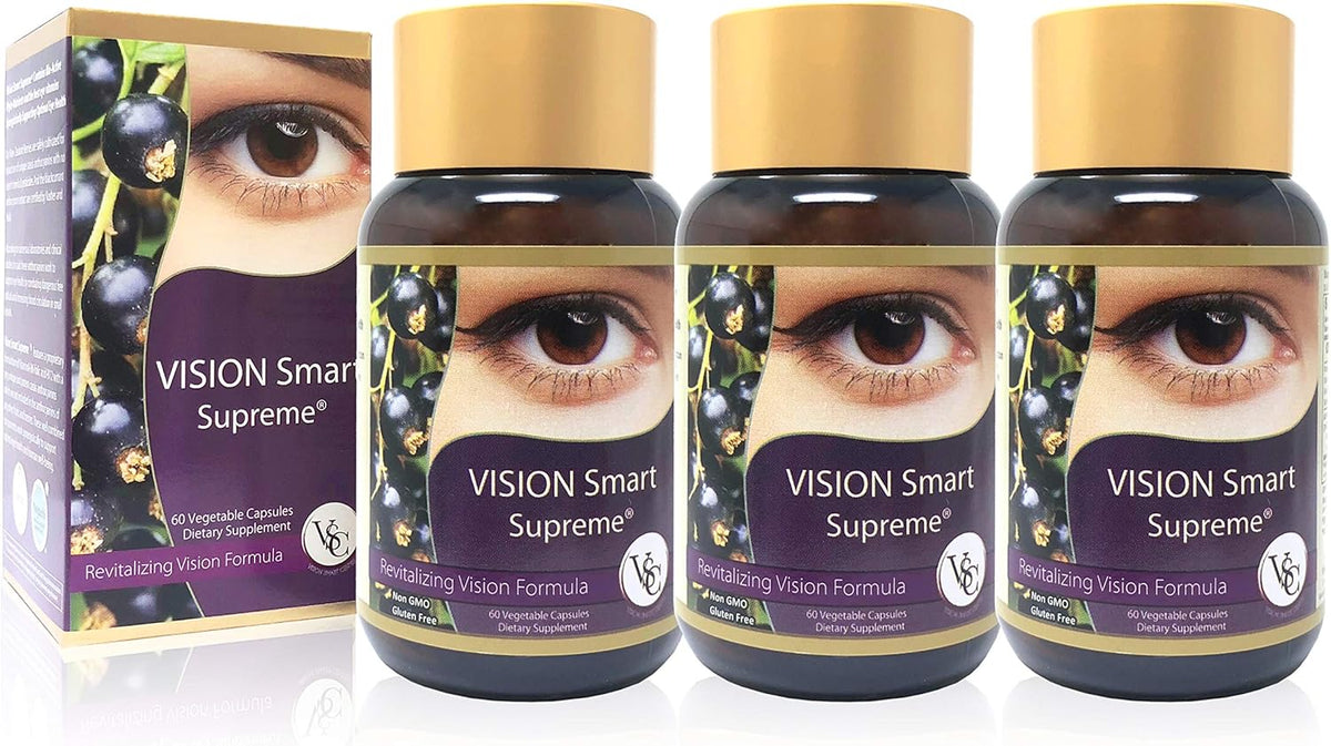 Vision Smart Supreme – Premium Eye Supplement with Blackcurrant Anthocyanins - görsel 1