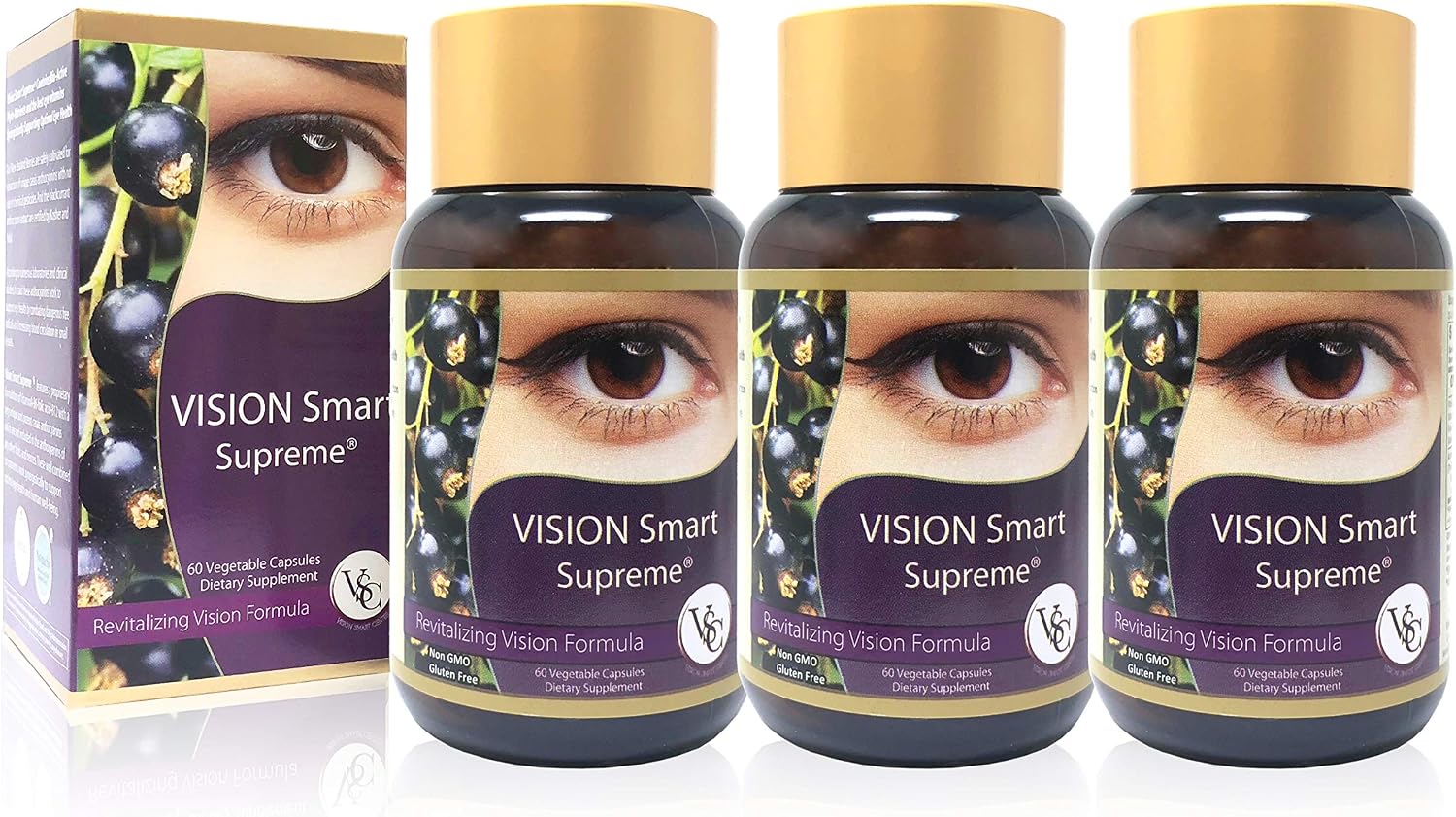 Vision Smart Supreme - Premium Eye Supplement with 210 mg Pure Anthocyanins - görsel 7