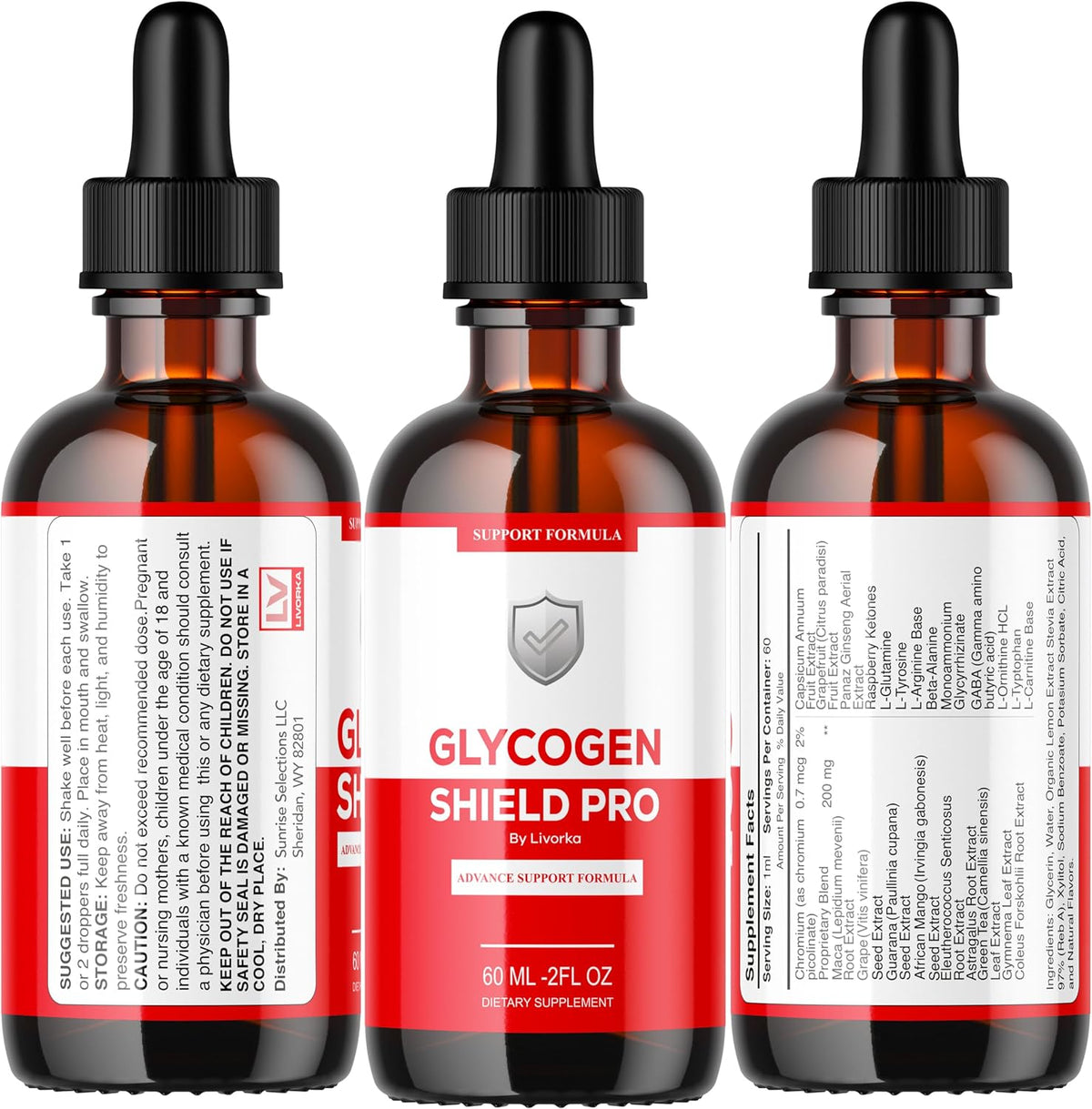 (5 Pack) Glycogen Shield Pro - Glycogen Shield Pro Drops, 5 Bottles for 150 Days - görsel 8