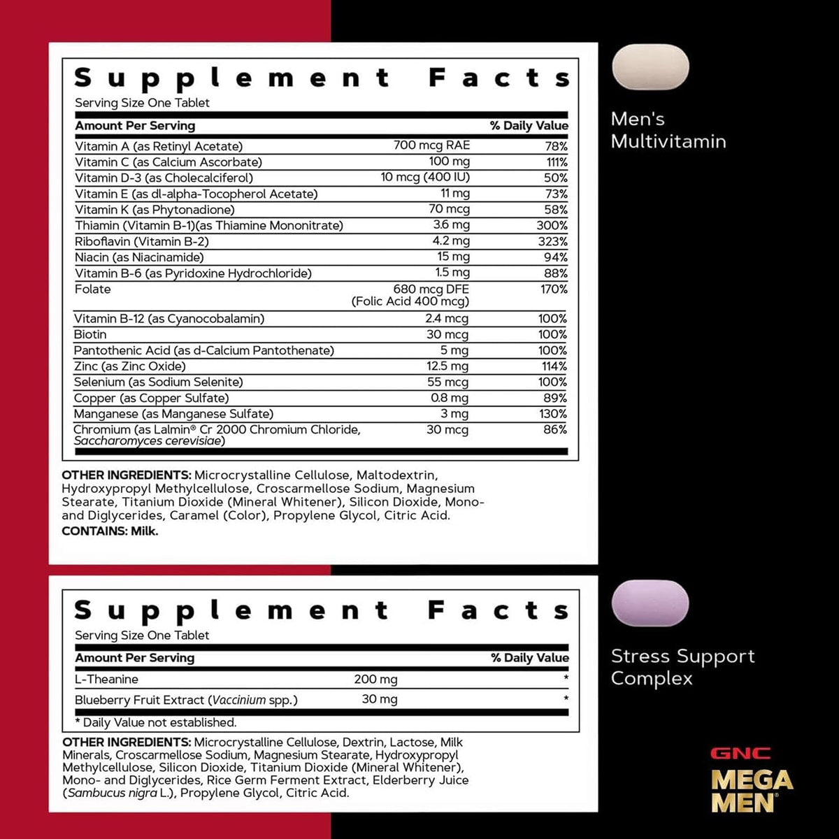 GNC Men's 30+ Vitapak Programme – 5-in-1 Daily Multivitamin with Minerals, Bone Support & Relaxation - görsel 8