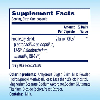 TruBiotics Daily Probiotic, 30 Capsules – Gluten-free, Soya Free Digestive and Immune Health Support Supplement for Men and Women